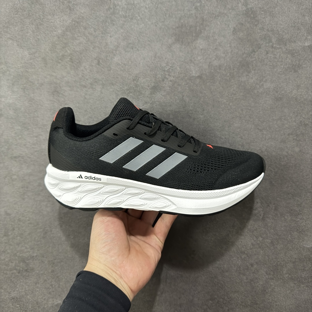【公司级】Adidas Fresh Foam 网面透气减震防滑耐磨低帮跑步鞋 货号：B25213 尺码：36-45-选品中心