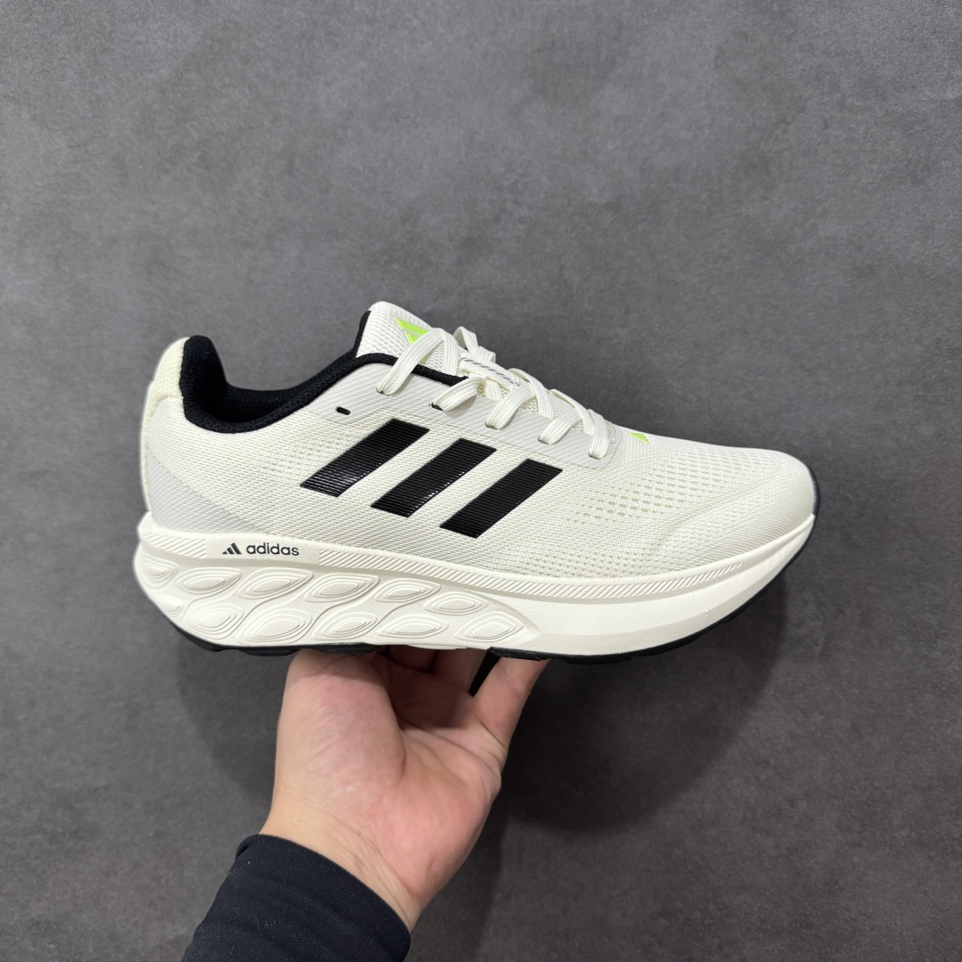 【公司级】Adidas Fresh Foam 网面透气减震防滑耐磨低帮跑步鞋 货号：B25217 尺码：40-45-选品中心