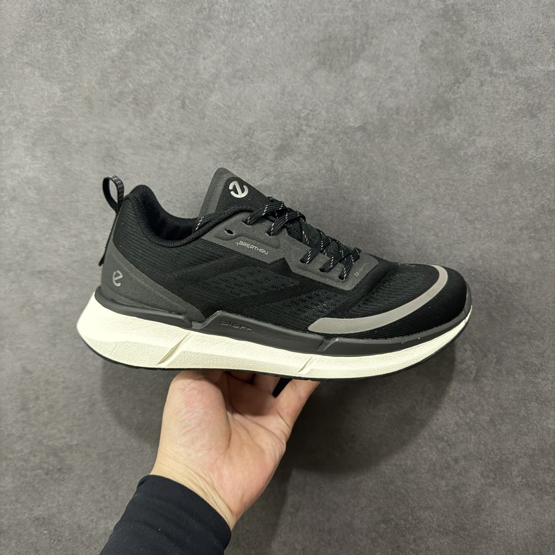 【公司级】Ecco爱步 Biom 2.2 breathru 时尚圆头 低帮 生活休闲鞋 货号：830753-00101 尺码：40-46带半码-选品中心