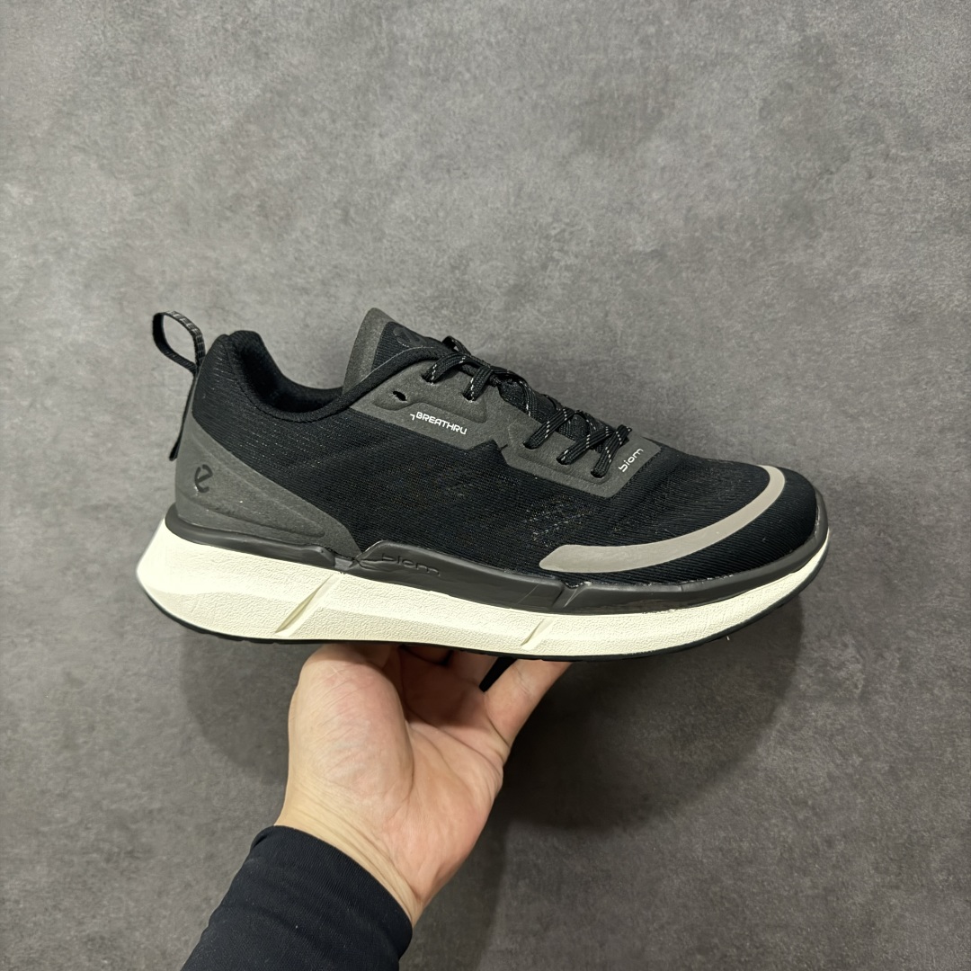 【公司级】Ecco爱步 Biom 2.2 breathru 时尚圆头 低帮 生活休闲鞋 货号：830754-00001 尺码：40-46带半码-选品中心
