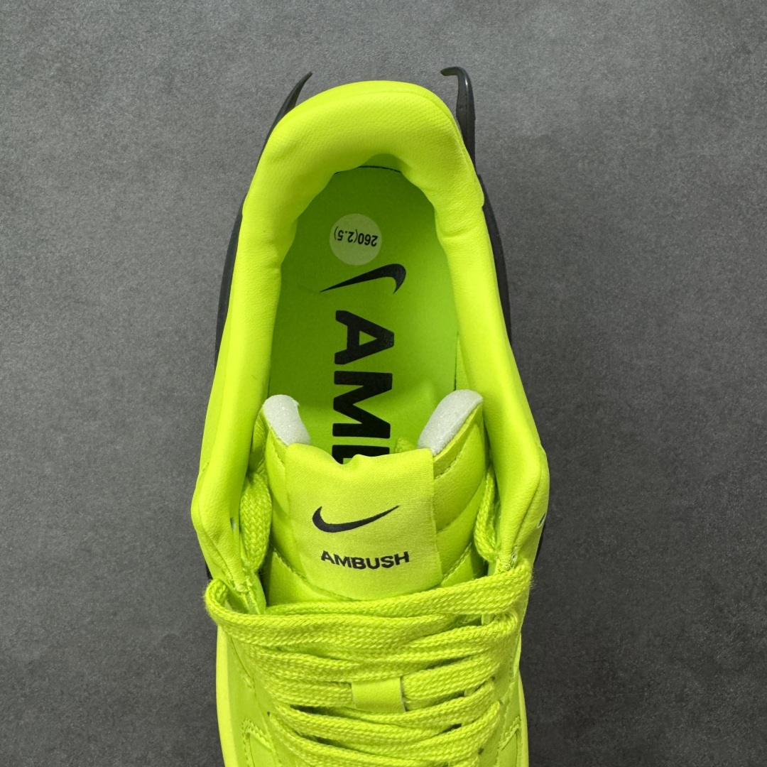 图片[7]-福利特价【GQ福利】Ambush x Nike Air Force 1‘07 Low 耐克 空军一号联名 低帮休闲板鞋 鞋款鞋身以及内衬均采用了纯色皮革打造 标志性的超大Swoosh依旧采用了突出鞋面的造型 鞋舌标签也带有LOGO 鞋带顶端还带有特殊的鞋带扣设计 后跟处搭载了TPU设计 尺码：36 36.5 37.5 38 38.5 39 40 40.5 41 42 42.5 43 44 45 编码：GQA180190-选品中心