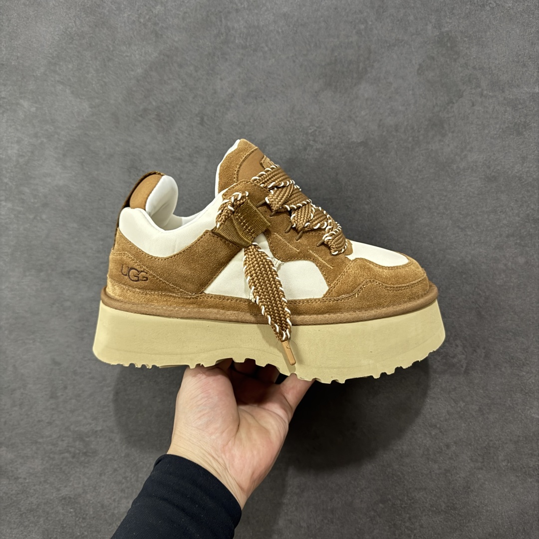 【莞产纯原】UGG Astromel 梅尔 牛剖层革 复古时尚舒适 低帮厚底保暖雪地靴 官方同步包装 检验标 材料采用原厂防污防水皮料 防滑耐磨轻翼大底 潮流百搭 英伦风 舒适拖鞋 秋冬休闲厚底增高时尚 保暖性能十足 严寒季节保暖神器 货号：1171541 尺码：35-40-选品中心