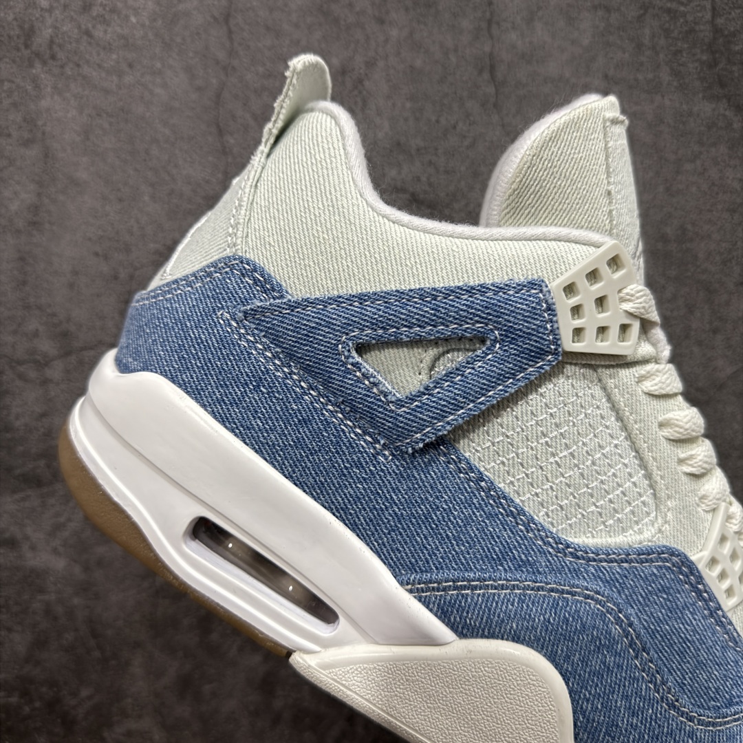 图片[7]-【KZ纯原】Air Jordan 4 Denim \”Worn Blue\” AJ4 乔4水洗丹宁 IB6716-100  大厂纯原出品 正确细节 原材料打造 价格不杀猪 整双鞋采用深浅双色水洗丹宁面料覆盖鞋身，刻意保留粗犷车缝线与毛边做旧细节，营造自然磨损的复古韵味。  尺码：36 36.5 37.5 38 38.5 39 40 40.5 41 42 42.5 43 44 44.5 45 46 47.5-选品中心