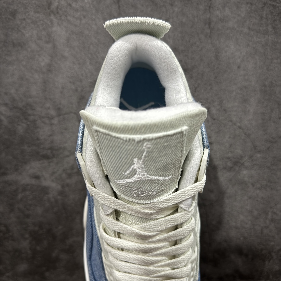 图片[8]-【KZ纯原】Air Jordan 4 Denim \”Worn Blue\” AJ4 乔4水洗丹宁 IB6716-100  大厂纯原出品 正确细节 原材料打造 价格不杀猪 整双鞋采用深浅双色水洗丹宁面料覆盖鞋身，刻意保留粗犷车缝线与毛边做旧细节，营造自然磨损的复古韵味。  尺码：36 36.5 37.5 38 38.5 39 40 40.5 41 42 42.5 43 44 44.5 45 46 47.5-选品中心