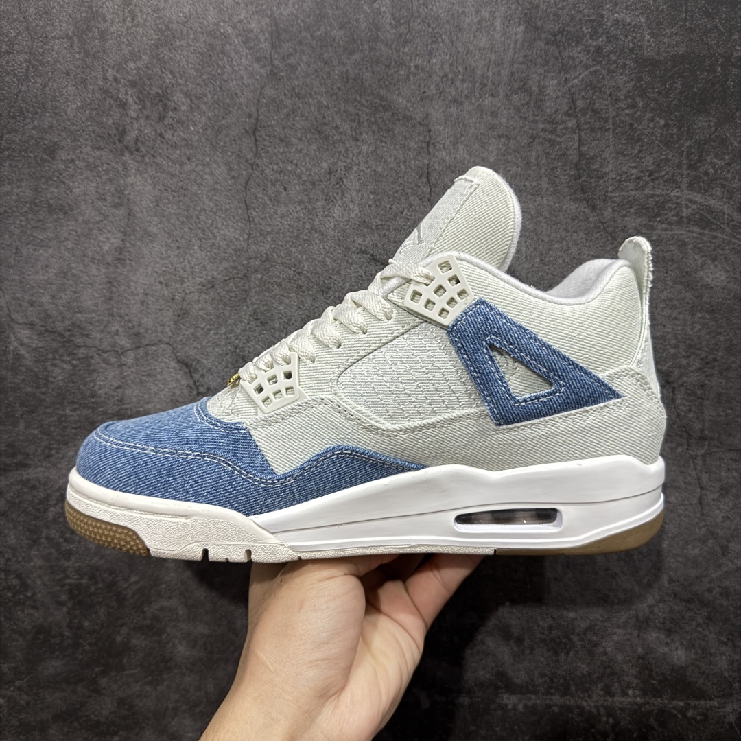 图片[2]-【KZ纯原】Air Jordan 4 Denim \”Worn Blue\” AJ4 乔4水洗丹宁 IB6716-100  大厂纯原出品 正确细节 原材料打造 价格不杀猪 整双鞋采用深浅双色水洗丹宁面料覆盖鞋身，刻意保留粗犷车缝线与毛边做旧细节，营造自然磨损的复古韵味。  尺码：36 36.5 37.5 38 38.5 39 40 40.5 41 42 42.5 43 44 44.5 45 46 47.5-选品中心