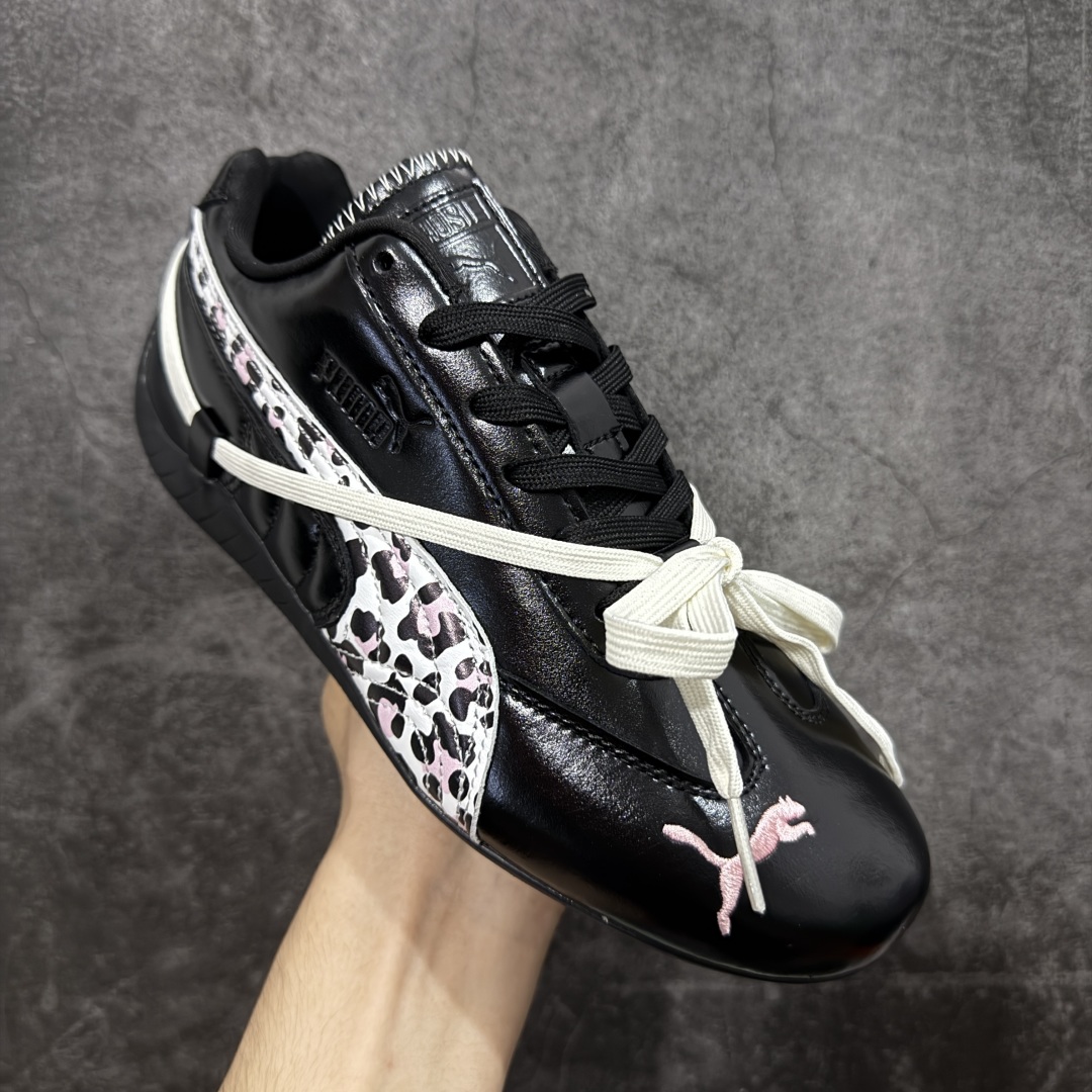 图片[3]-【纯原神版】ROSE x PUMA彪马 speedcat 舒适百搭芭蕾绑带镂空甜美设计感撞色 生活休闲鞋 女款 黑色 404391-01 升级品质 配件齐 原装档案原数据纸版楦型 头层皮料打造 区别市面先行版本 尺码：36 37 37.5 38 38.5 39 40-选品中心