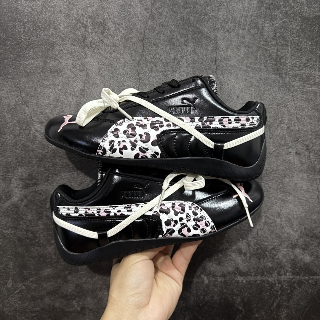 【纯原】ROSE x PUMA彪马 speedcat 舒适百搭芭蕾绑带镂空甜美设计感撞色 生活休闲鞋 女