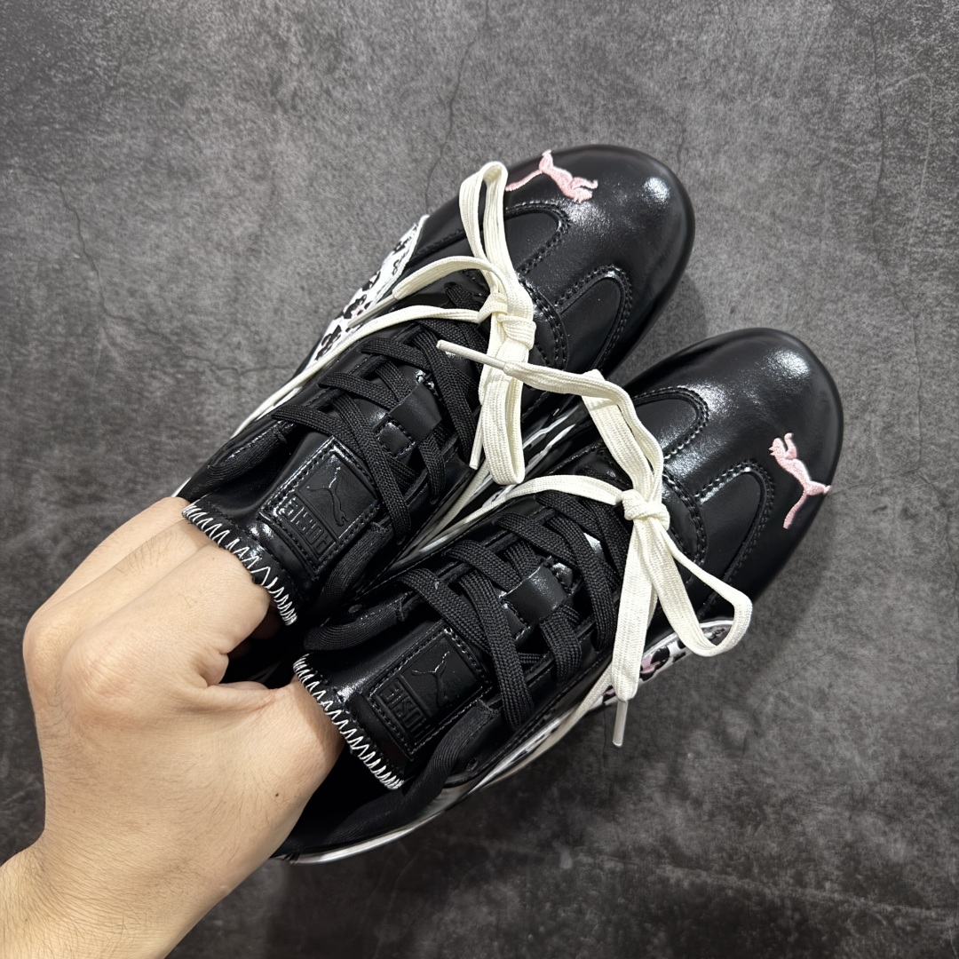 图片[2]-【纯原神版】ROSE x PUMA彪马 speedcat 舒适百搭芭蕾绑带镂空甜美设计感撞色 生活休闲鞋 女款 黑色 404391-01 升级品质 配件齐 原装档案原数据纸版楦型 头层皮料打造 区别市面先行版本 尺码：36 37 37.5 38 38.5 39 40-选品中心