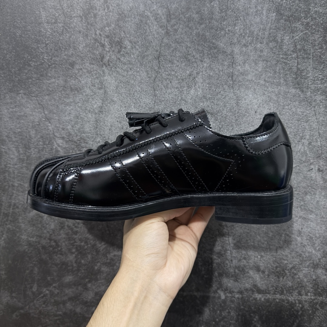 图片[2]-【纯原版】CLOT x AD originals SUPERSTAR 陈冠希联名皮鞋 货号：JR2814 全新设计 原鞋原档案开发 同源ZP原材 采用头层原厂平面油皮+牛皮围条 精工针车 全网独家正确私模 组合原装大底 三层组合 全新RB锯齿鞋底+高弹EVA+头层牛皮沿条 配件鞋盒同步原厂 全部遵循公司原鞋打造 尺码：36-46 含半码 全码出货-选品中心