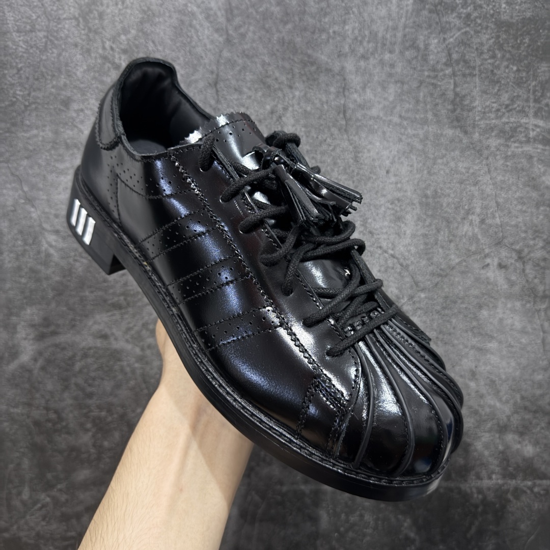 图片[3]-【纯原版】CLOT x AD originals SUPERSTAR 陈冠希联名皮鞋 货号：JR2814 全新设计 原鞋原档案开发 同源ZP原材 采用头层原厂平面油皮+牛皮围条 精工针车 全网独家正确私模 组合原装大底 三层组合 全新RB锯齿鞋底+高弹EVA+头层牛皮沿条 配件鞋盒同步原厂 全部遵循公司原鞋打造 尺码：36-46 含半码 全码出货-选品中心