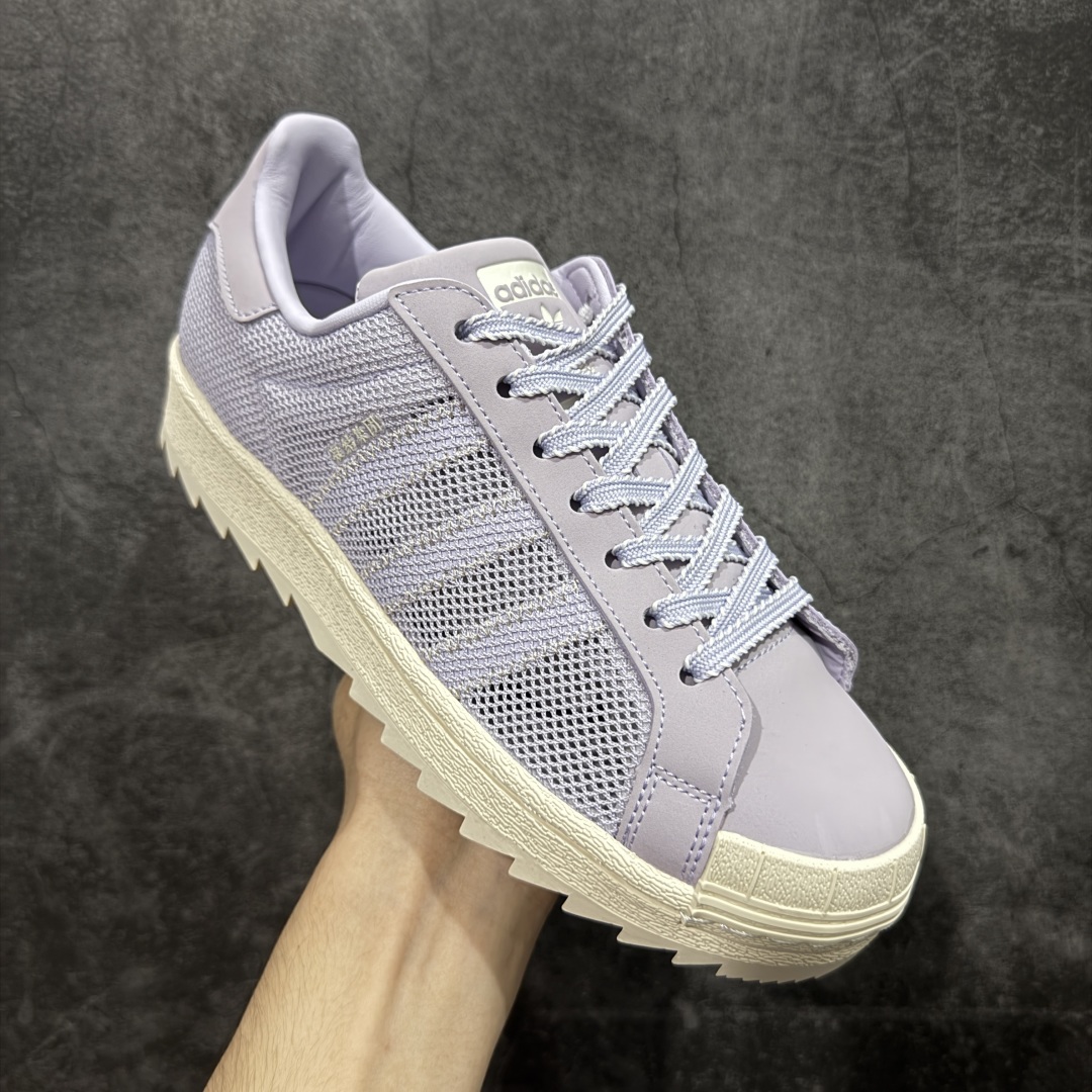 图片[3]-【公司级】CLOT x Adidas originals Superstar 陈冠希全新设计 鞋身整体以adidas经典的”Superstar“为蓝本设计 将标志性的贝壳头重新演绎 上面带有双方Logo 彰显联名身份 最大的亮点就是鞋底部分 除了中底增高外还带有特殊的”鲨鱼锯齿“设计 货号：JS0891 尺码：35 36 36.5 37.5 38 38.5 39 40 40.5 41 42 42.5 43 44 45-选品中心