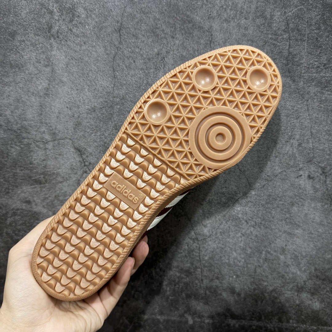 图片[9]-【CG纯原】市面最顶级品质没有之一！ 此版鞋身全部采用进口原厂头层皮 原厂头层 区分市面偷工减料！ Adidas Originals Samba 桑巴德训鞋 灰红 原版原楦原材，99.999%还原度 鞋带都是原厂的，系鞋带的方式都同步ZP！ 货号：JR0892 尺码：36 36.5 37 38 38.5 39 40 40.5 41 42 42.5 43 44 44.5 45-选品中心