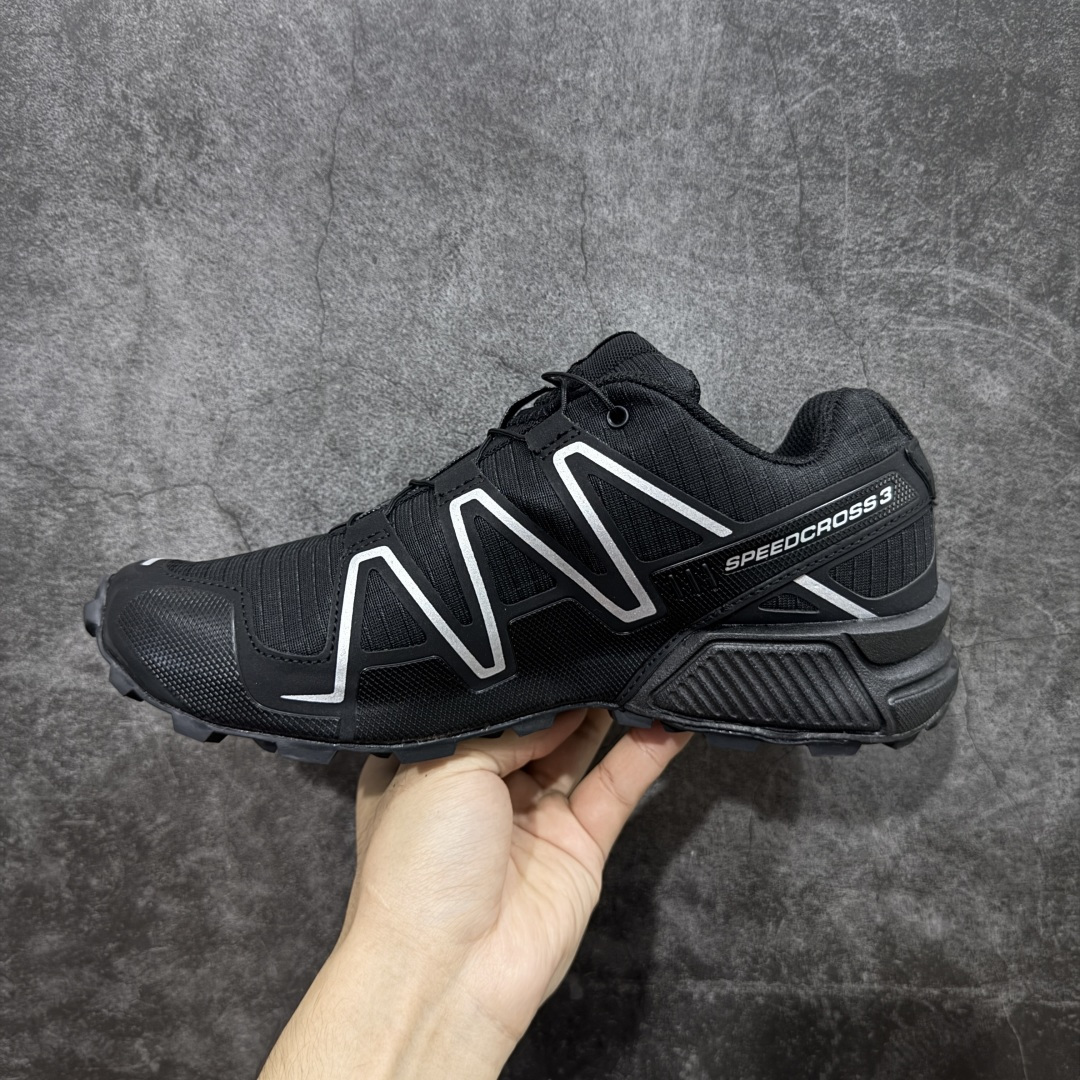 【纯原】萨洛蒙/Salomon Speed Cross 3 织物皮革低帮全能越野透气休闲运动鞋 Salo