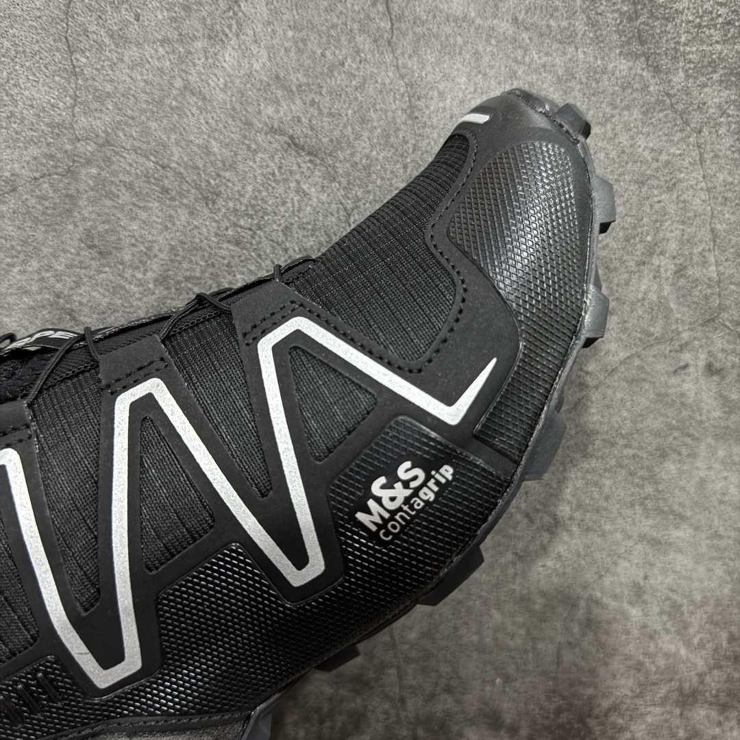 【纯原】萨洛蒙/Salomon Speed Cross 3 织物皮革低帮全能越野透气休闲运动鞋 Salo