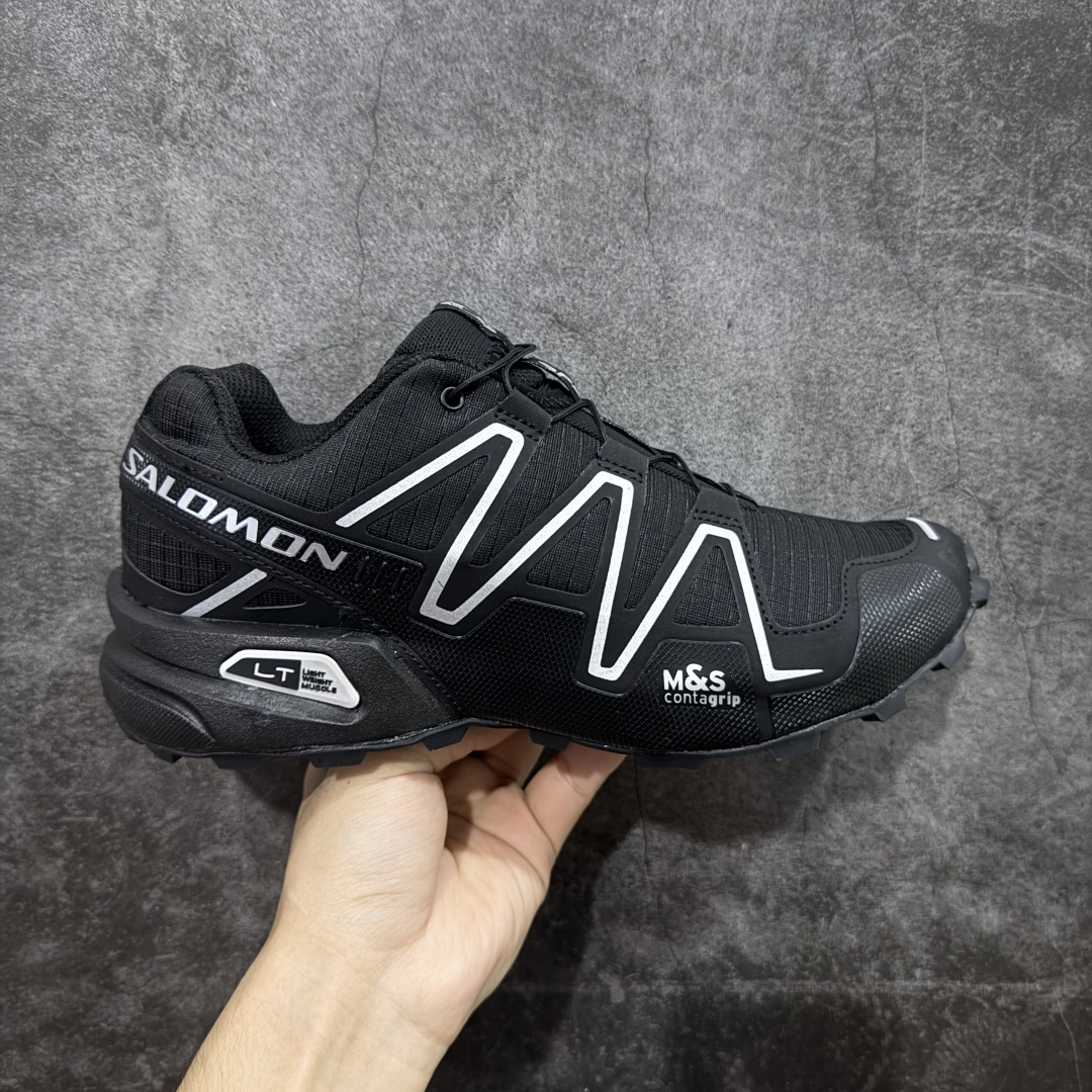 【纯原】萨洛蒙/Salomon Speed Cross 3 织物皮革低帮全能越野透气休闲运动鞋 Salo