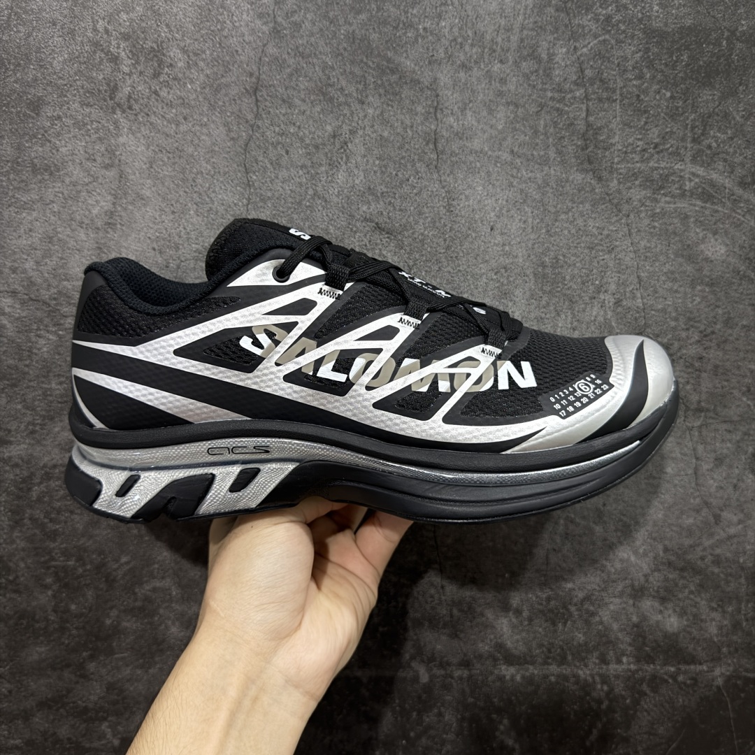 【纯原版】 MM6 Maison Margiela x SALOMON 萨洛蒙 XT-6网布绒面革 舒适 低帮 生活休闲鞋 男女款 黑色 纯原外贸平台特供订单 全套原纸板楦头开发 原厂特供网布配套加持 确保原汁原味 完美呈现版型 原档数据独家私模五层组合大底 原装Ortholite轻量化鞋垫 原厂TPU锁扣 进口港宝加持 后跟自然饱满 还原公司包裹性 尺码： 36-45-选品中心