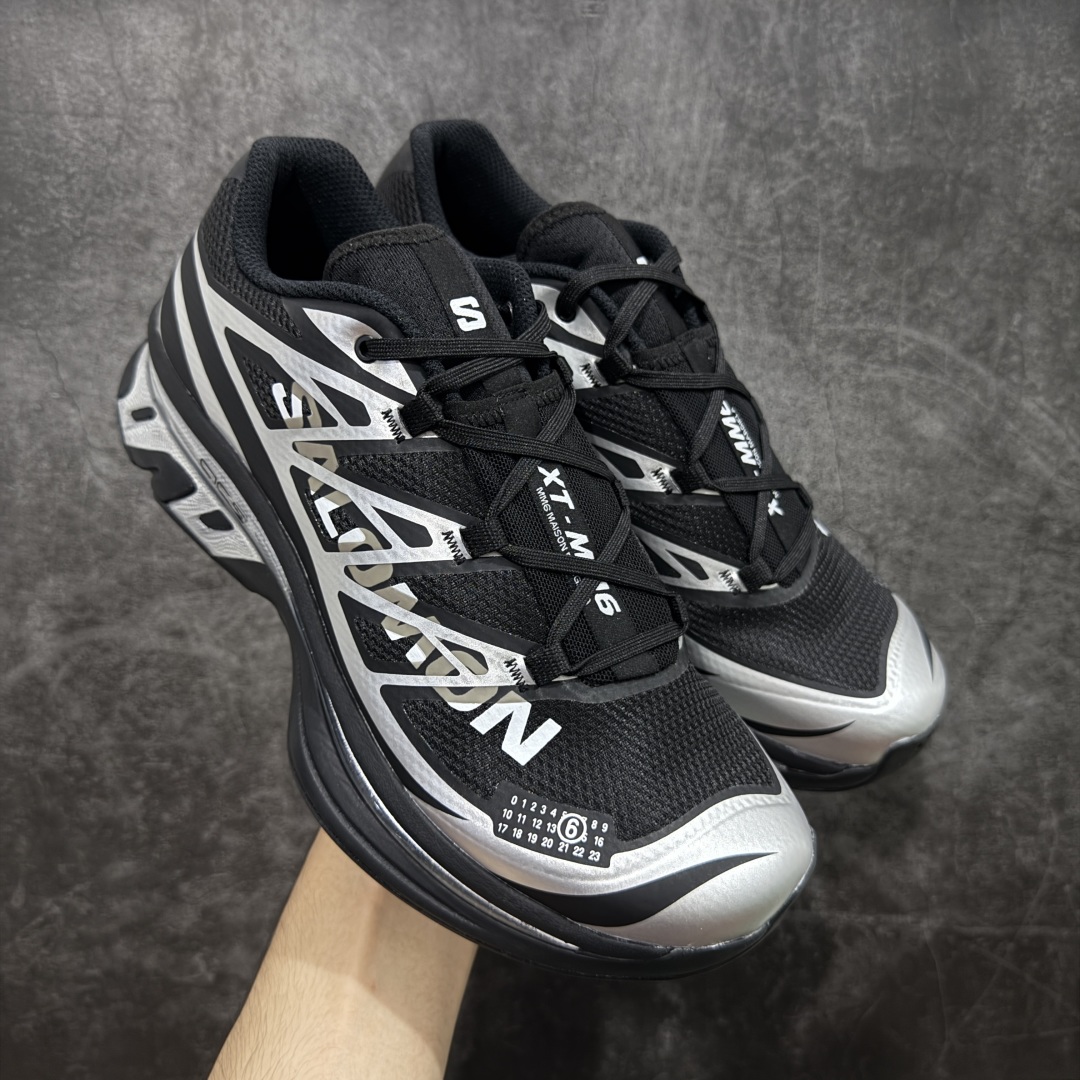 【纯原版】 MM6 Maison Margiela x SALOMON 萨洛蒙 XT-6网布绒面革 舒适 低帮 生活休闲鞋 男女款 黑色 纯原外贸平台特供订单 全套原纸板楦头开发 原厂特供网布配套加持 确保原汁原味 完美呈现版型 原档数据独家私模五层组合大底 原装Ortholite轻量化鞋垫 原厂TPU锁扣 进口港宝加持 后跟自然饱满 还原公司包裹性 尺码： 36-45-选品中心