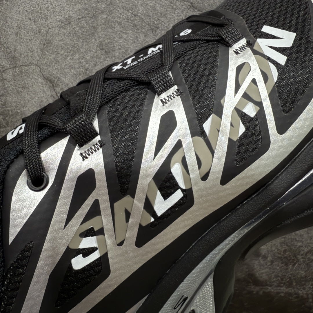 图片[4]-【纯原版】 MM6 Maison Margiela x SALOMON 萨洛蒙 XT-6网布绒面革 舒适 低帮 生活休闲鞋 男女款 黑色 纯原外贸平台特供订单 全套原纸板楦头开发 原厂特供网布配套加持 确保原汁原味 完美呈现版型 原档数据独家私模五层组合大底 原装Ortholite轻量化鞋垫 原厂TPU锁扣 进口港宝加持 后跟自然饱满 还原公司包裹性 尺码： 36-45-选品中心