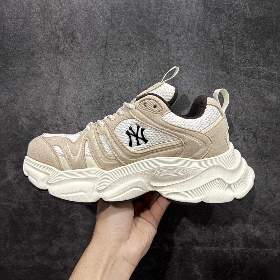 图片[2]-【纯原版】MLB Winner Chunky 25新款 NY百搭舒适休闲潮流运动厚底增高 防滑耐磨 低帮 老爹鞋 男女同款 潮流厚底时尚街头赛博皮面老爹鞋 MLB官方同步出货 虞书欣等众多潮流明星同款 高弹双层MD大底 原楦原档案数据开发版型（完美鞋头弧度/后套收口效果🆚市面文案版本‼️） 原厂立体填充鞋舌海绵 中底注胶孔原数据开发模具大底原厂转印标市面上唯一纯原版本 原材料打造 内增高6cm 原厂1：1模具开发 原厂进口纳米材质 原厂 全套手提袋 原盒雷射防伪标包装 天猫订单品质 官网尺码：35 36 36.5 37.5 38 38.5 39 40 40.5 41 42 42.5 43 44 45-选品中心