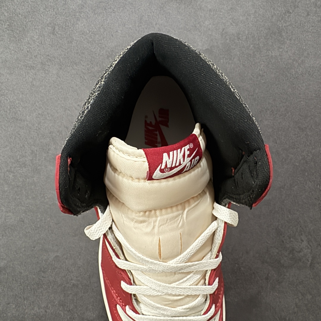 图片[7]-【公司级头层】AIR Jordan 1 RETRO HIGH OG 高帮 芝加哥 原装纸板原楦开发 极致鞋型一眼正即视感 #独家私模原档案开模，自动区别市面版本 #全鞋采用东莞头层皮，用料绝不含糊 #飞翼3D高频立体感十足 细节全方面到位 #全鞋电脑车线 顶级工艺 完美清洁度 货号： DZ5485-612 尺码：36-47带半码-选品中心