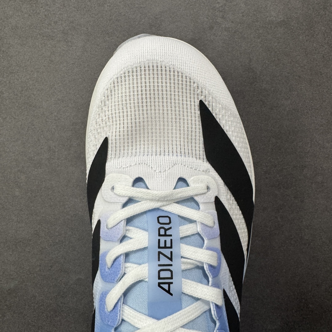 图片[8]-【公司级】Ad Adizero Evo SL 轻盈跑鞋 耐磨减震专业跑步鞋 冲向目标，一路向前，不断挑战和突破自我 无论是平时训练还是马拉松，让这款adidas跑步鞋伴你畅快开跑 兼具舒适性和结构感，搭载Lightstrike科技，为步伐注入活力 货号：JH6205 尺码：36 36.5 37 38 38.5 39 40 40.5 41 42 42.5 43 44 44.5 45 46 编码：FSB210220-选品中心
