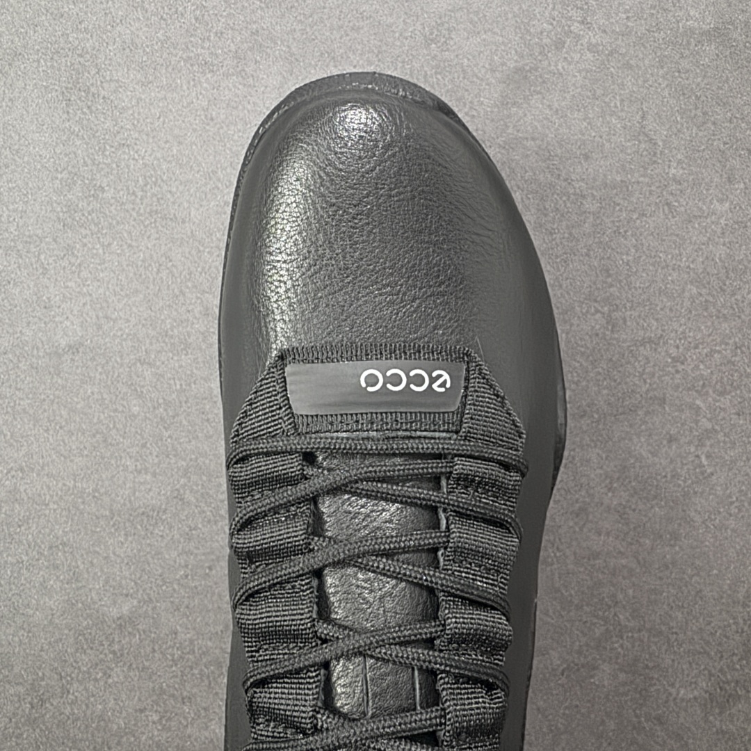 图片[8]-【纯原头层版】ECCO Biom 2025款 爱步 健步 低帮 黑色 圆通系带户外运动登山鞋徒步鞋 经典和现代工艺品质融合 精选小牛皮面料 百搭休闲老爹鞋 舒适性相当不错 版型楦型非常到位上脚 专柜热销款 独有鞋型设计 特有Logo车边 特别有型 北欧风格 舒适 休闲保暖 超弹性 耐磨 减震 按摩大底(PU+TPU 组合） 货号：800424-01001 尺码：39-45 编码：YBB310320-选品中心