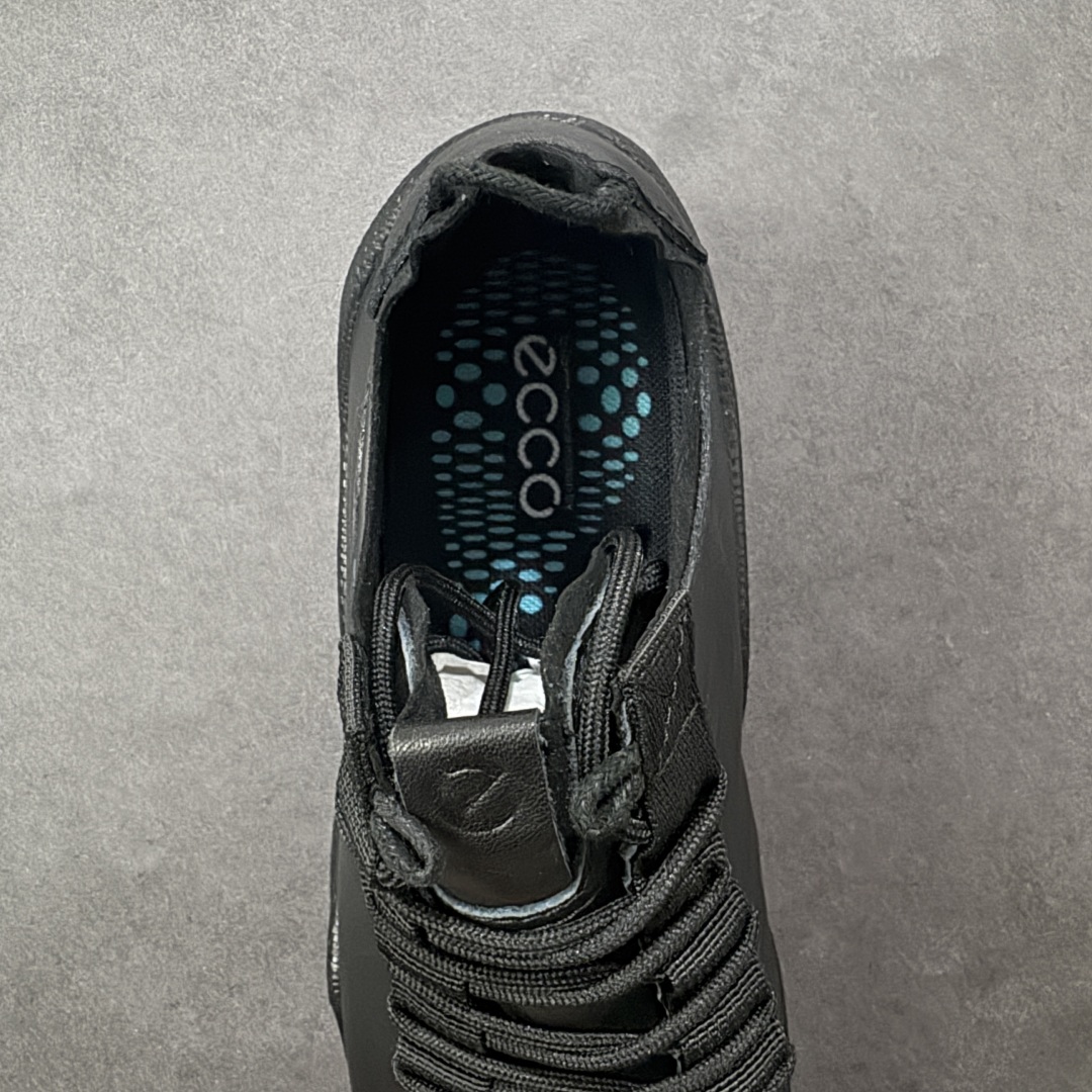 图片[7]-【纯原头层版】ECCO Biom 2025款 爱步 健步 低帮 黑色 圆通系带户外运动登山鞋徒步鞋 经典和现代工艺品质融合 精选小牛皮面料 百搭休闲老爹鞋 舒适性相当不错 版型楦型非常到位上脚 专柜热销款 独有鞋型设计 特有Logo车边 特别有型 北欧风格 舒适 休闲保暖 超弹性 耐磨 减震 按摩大底(PU+TPU 组合） 货号：800424-01001 尺码：39-45 编码：YBB310320-选品中心