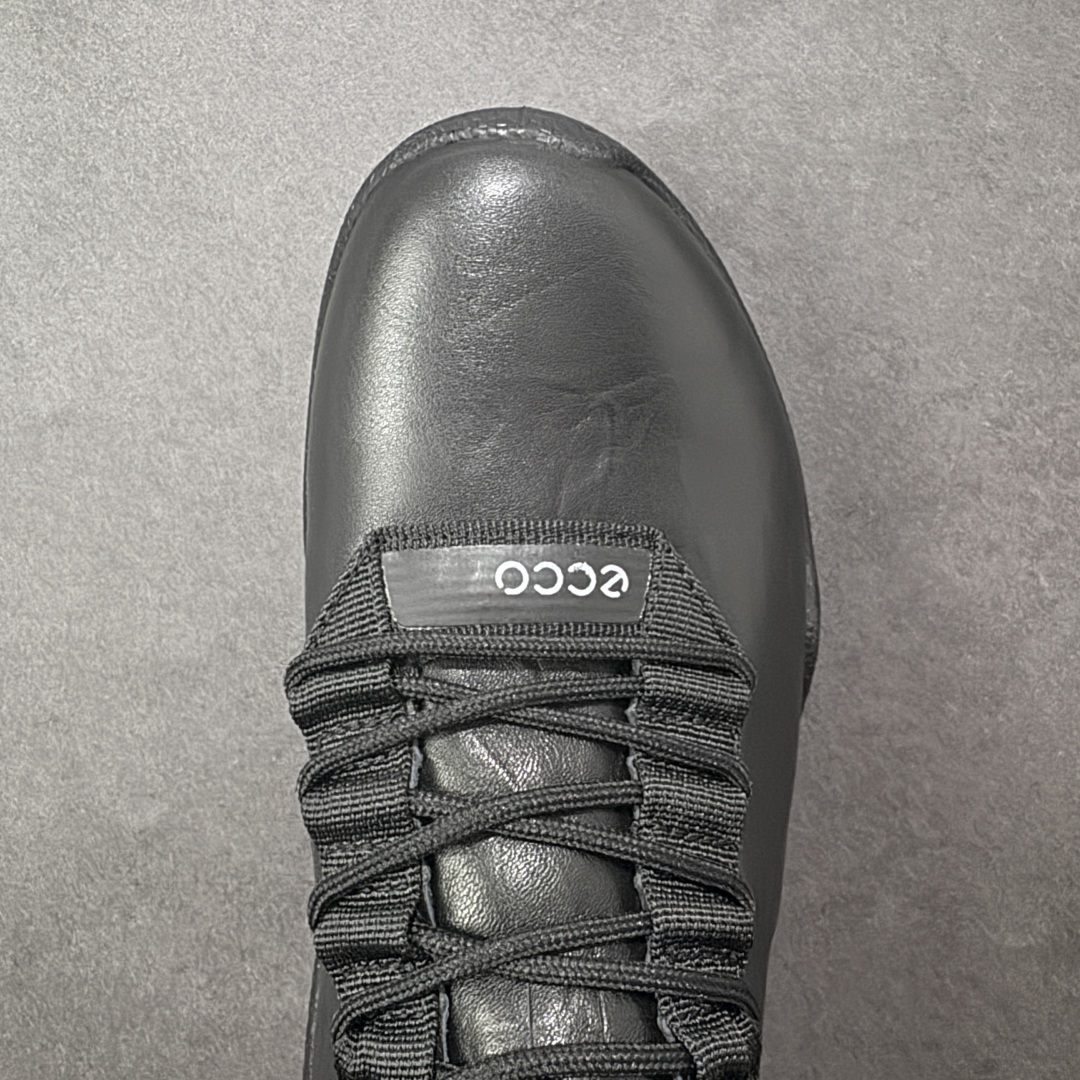 图片[8]-【纯原头层版】ECCO Biom 2025款 爱步 健步 低帮 黑色 圆通系带户外运动登山鞋徒步鞋 经典和现代工艺品质融合 精选小牛皮面料 百搭休闲老爹鞋 舒适性相当不错 版型楦型非常到位上脚 专柜热销款 独有鞋型设计 特有Logo车边 特别有型 北欧风格 舒适 休闲保暖 超弹性 耐磨 减震 按摩大底(PU+TPU 组合） 货号：800424-01001 尺码：39-45 编码：YBB310320-选品中心