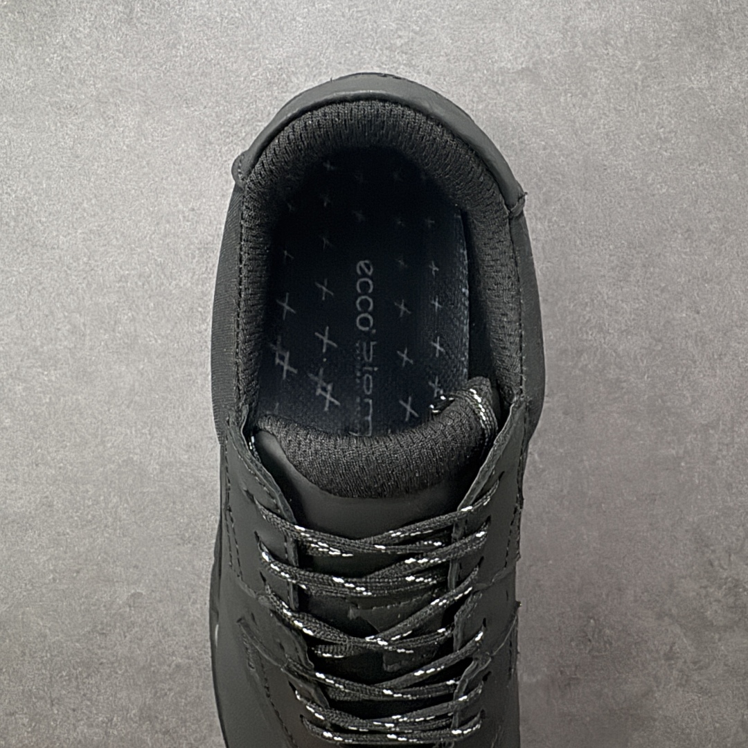 图片[7]-【纯原头层版】ECCO Biom 2025款 爱步 健步 低帮 黑色 圆通系带户外运动登山鞋徒步鞋 经典和现代工艺品质融合 精选小牛皮面料 百搭休闲老爹鞋 舒适性相当不错 版型楦型非常到位上脚 专柜热销款 独有鞋型设计 特有Logo车边 特别有型 北欧风格 舒适 休闲保暖 超弹性 耐磨 减震 按摩大底(PU+TPU 组合） 货号：830764-01001 尺码：39-45 编码：YBB310320-选品中心