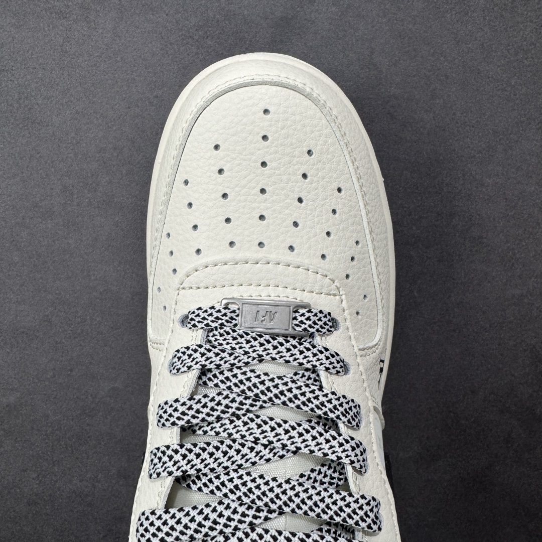 图片[7]-【定制版】Nike Air Force 1\’07 Low LV联名 米黑印花勾 空军一号低帮休闲板鞋 MZ9588-809  #原楦头原纸板 原装鞋盒 定制五金配件 内置全掌气垫 原厂鞋底  尺码：36 36.5 37.5 38 38.5 39 40 40.5 41 42 42.5 43 44 44.5 45 编码：HXSB310320-选品中心