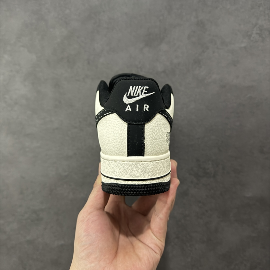 图片[4]-【定制版】Nike Air Force 1\’07 Low 巴黎世家联名 米白黑钩印刷 空军一号低帮休闲板鞋  #原楦头原纸板 原装鞋盒 定制五金配件 内置全掌气垫 原厂鞋底 货号：XD2588-611  尺码：36 36.5 37.5 38 38.5 39 40 40.5 41 42 42.5 43 44 44.5 45-选品中心