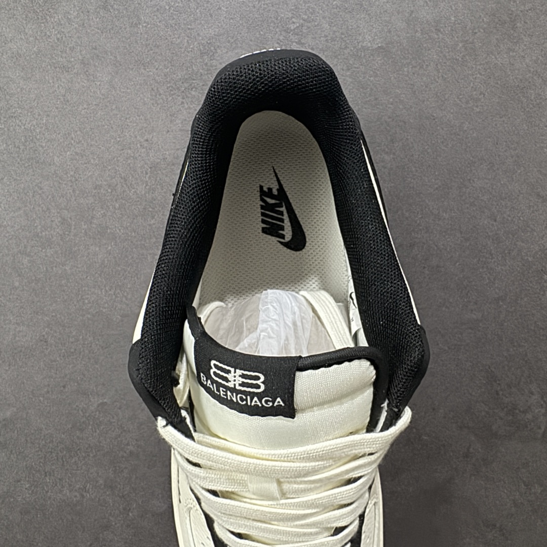 图片[7]-【定制版】Nike Air Force 1\’07 Low 巴黎世家联名 米白黑钩印刷 空军一号低帮休闲板鞋  #原楦头原纸板 原装鞋盒 定制五金配件 内置全掌气垫 原厂鞋底 货号：XD2588-611  尺码：36 36.5 37.5 38 38.5 39 40 40.5 41 42 42.5 43 44 44.5 45-选品中心