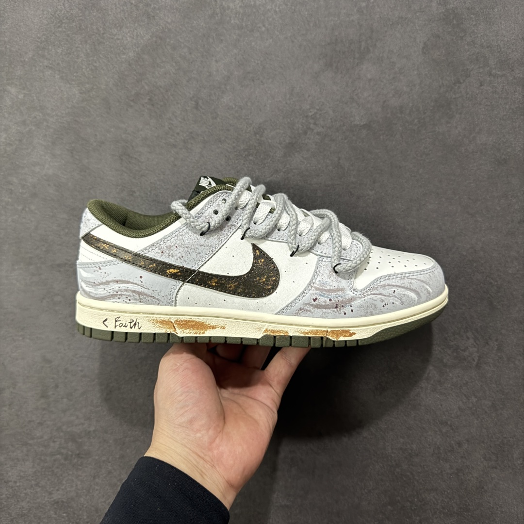 【定制版】Nike SB Dunk Low 绑带 周年高端定制 低帮休闲板鞋 HF5441-102  #定制鞋盒 大厂纯原品质出货 超高清洁度 皮料切割干净无任何毛边 细节完美   尺码：40 40.5 41 42 42.5 43 44 44.5 45 46 编码：HXSB330340-选品中心