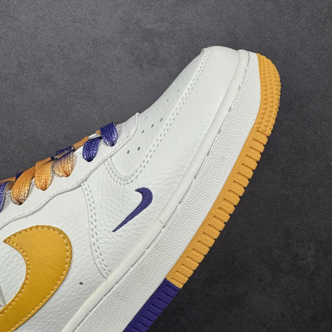 图片[5]-【定制版】Nike Air Force 1\’07 Low NBA联名 紫金湖人 空军一号低帮休闲板鞋 CS5288-006  #原楦头原纸板 原装鞋盒 定制五金配件 内置全掌气垫 原厂鞋底   尺码：36 36.5 37.5 38 38.5 39 40 40.5 41 42 42.5 43 44 44.5 45 编码：HXSA310320-选品中心
