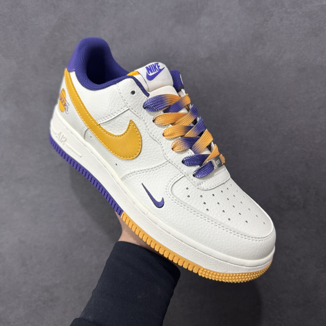 图片[3]-【定制版】Nike Air Force 1\’07 Low NBA联名 紫金湖人 空军一号低帮休闲板鞋 CS5288-006  #原楦头原纸板 原装鞋盒 定制五金配件 内置全掌气垫 原厂鞋底   尺码：36 36.5 37.5 38 38.5 39 40 40.5 41 42 42.5 43 44 44.5 45 编码：HXSA310320-选品中心