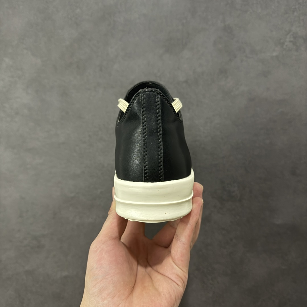 图片[4]-【广东高品质版】瑞克 欧文斯Rick owens 主线 经典西瓜头 RO低帮 广东大厂出品 全头层皮料 原版开发 版型不错 配件齐全 性价比十足 尺码：35 36 37 38 39 40 41 42 43 44 45 45-选品中心