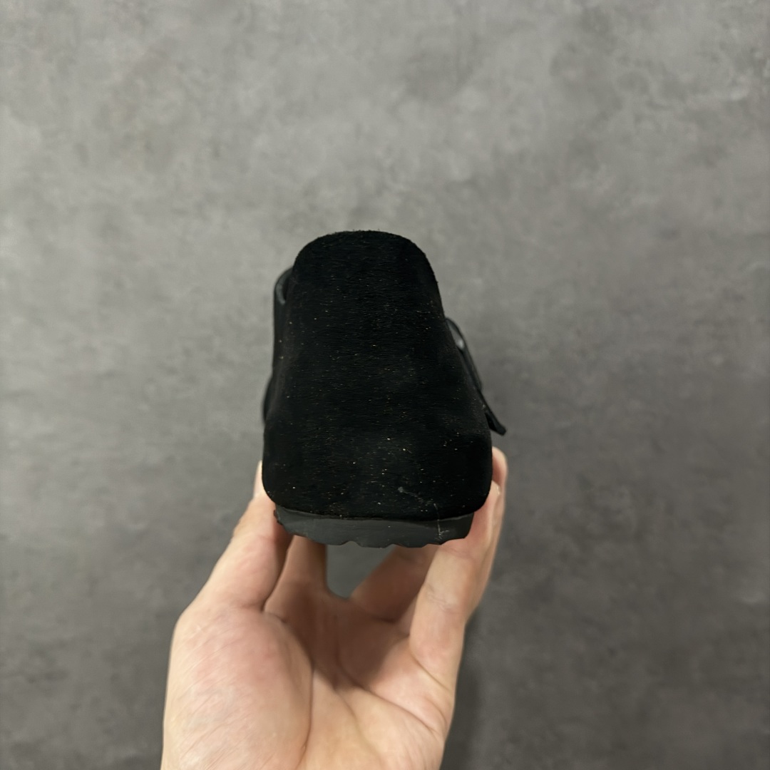 图片[4]-【莞产版本】勃肯 全包式懒人单鞋 博肯Birkenstock Birkenstock London Suede Leather 伦敦系列包头平底复古软木底休闲拖鞋 舒适又时髦,潮人都在穿!德国百年知名鞋履，中底鞋床搭载波状外形缓震软木橡胶#外置EVA轻量片装外底❗ 尺码：35 36 37 38 39 40 41 42 43 44 45 46-选品中心