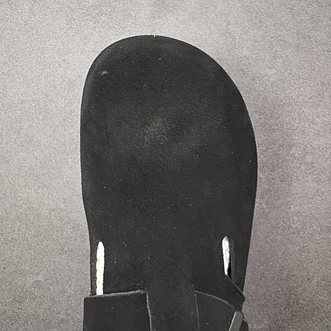 图片[8]-【莞产版本】勃肯 全包式懒人单鞋 博肯Birkenstock Birkenstock London Suede Leather 伦敦系列包头平底复古软木底休闲拖鞋 舒适又时髦,潮人都在穿!德国百年知名鞋履，中底鞋床搭载波状外形缓震软木橡胶#外置EVA轻量片装外底❗ 尺码：35 36 37 38 39 40 41 42 43 44 45 46-选品中心