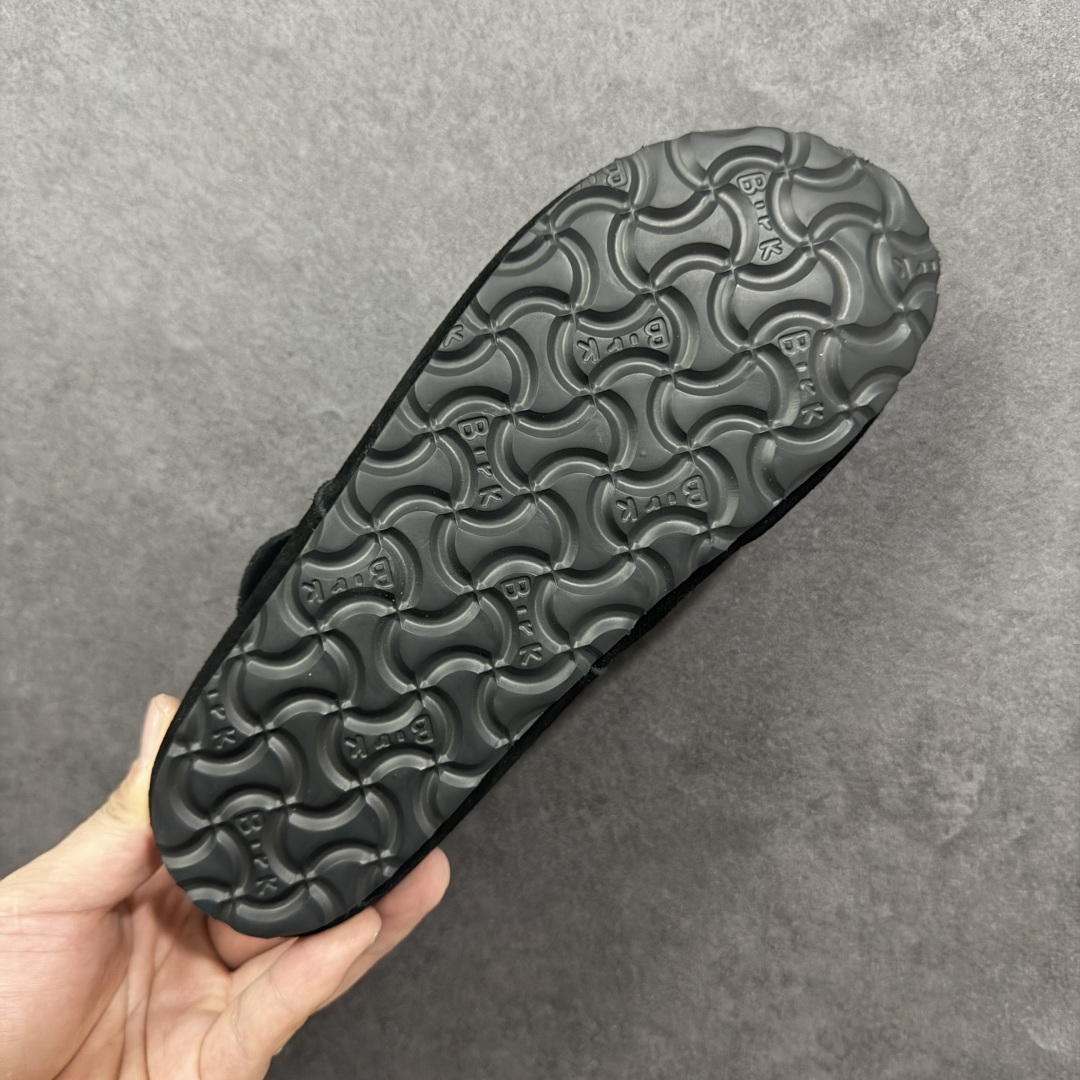 图片[9]-【莞产版本】勃肯 全包式懒人单鞋 博肯Birkenstock Birkenstock London Suede Leather 伦敦系列包头平底复古软木底休闲拖鞋 舒适又时髦,潮人都在穿!德国百年知名鞋履，中底鞋床搭载波状外形缓震软木橡胶#外置EVA轻量片装外底❗ 尺码：35 36 37 38 39 40 41 42 43 44 45 46-选品中心