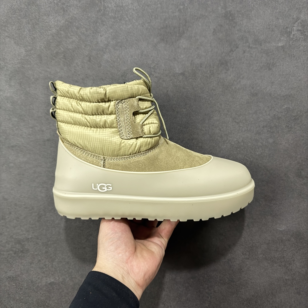 【纯原版】UGG Mini Lace-Up Weather 两用可拆卸 冬季中性款雪地靴 1120849 海淘代购高端零售版 组合中底轻便防滑 真羊皮毛一体 尺码：35 36 37 38 39 40 41 42 43 44 45 46 编码：YQB410420-选品中心