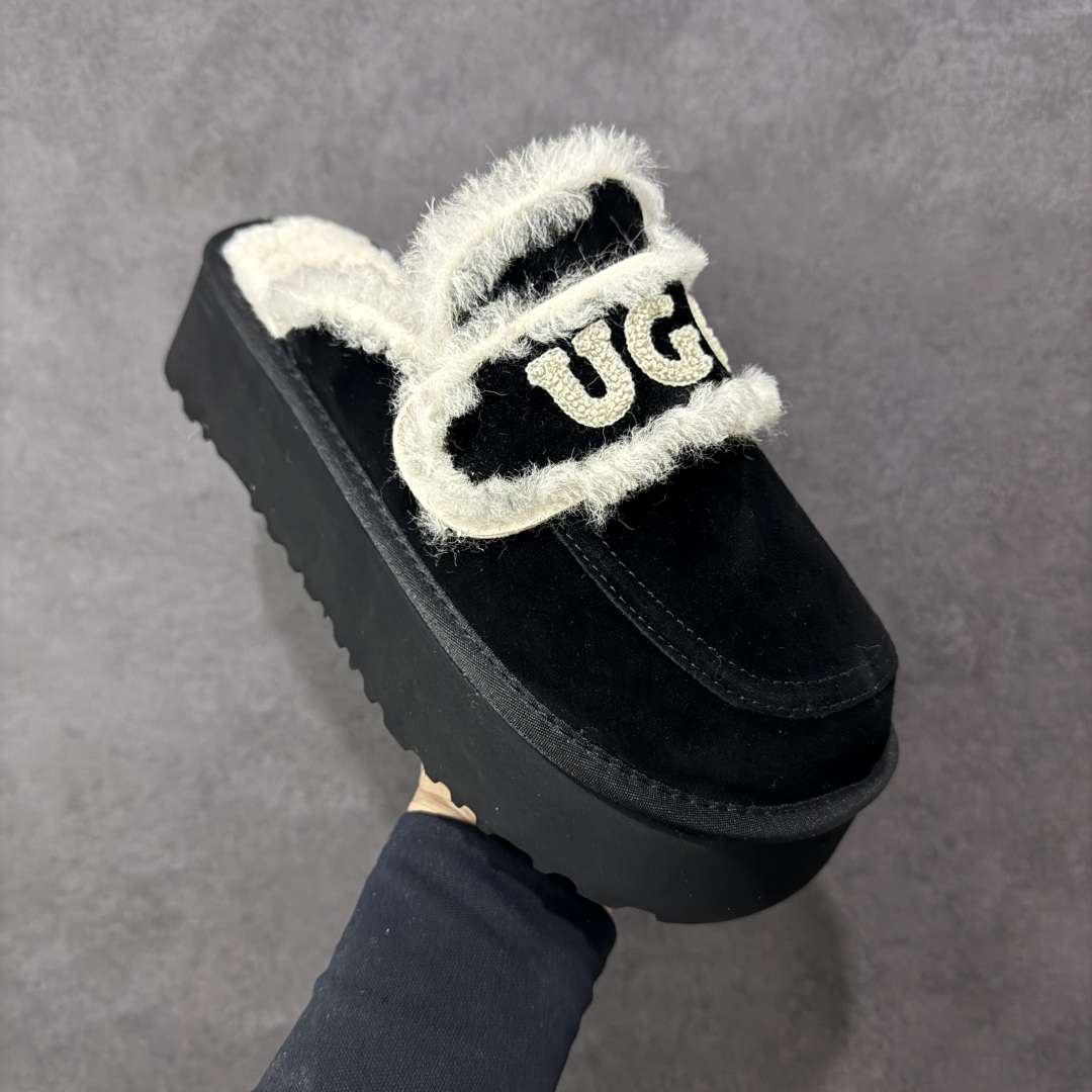 图片[3]-【代购版】UGG秋冬最新款OB938系列法式羊毛刺绣毛毛拖雪地靴 采用隆丰A级澳洲进口羊皮毛一体 品牌代工厂生产线 完全遵循ZP工艺流程 代工厂原厂版师 秉承无原鞋不开发 注重每一处细节 市面最正确版 发泡大底：轻便/耐用/柔韧 Sise：35 36 37 38 39 40-选品中心