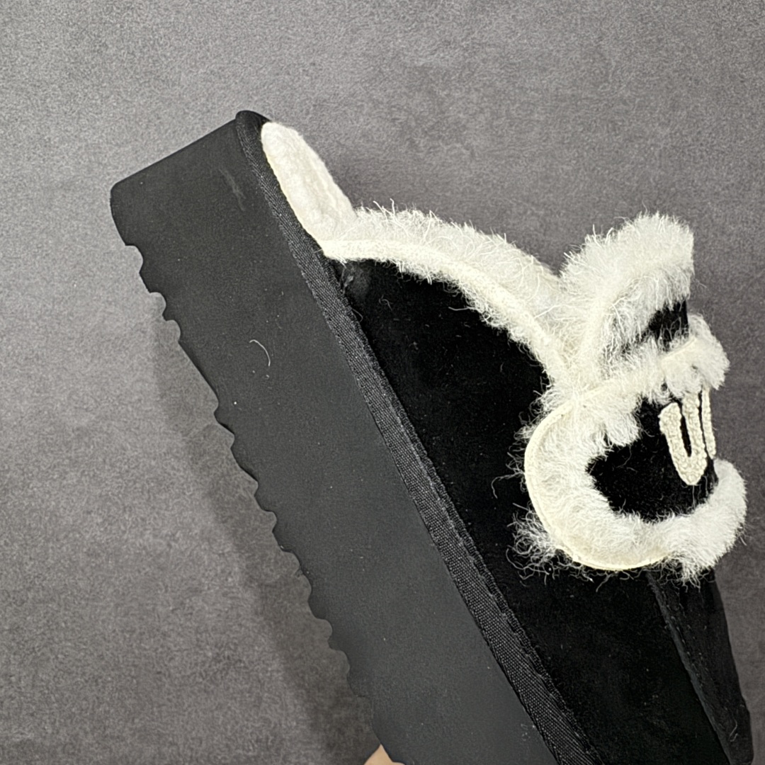 图片[6]-【代购版】UGG秋冬最新款OB938系列法式羊毛刺绣毛毛拖雪地靴 采用隆丰A级澳洲进口羊皮毛一体 品牌代工厂生产线 完全遵循ZP工艺流程 代工厂原厂版师 秉承无原鞋不开发 注重每一处细节 市面最正确版 发泡大底：轻便/耐用/柔韧 Sise：35 36 37 38 39 40-选品中心