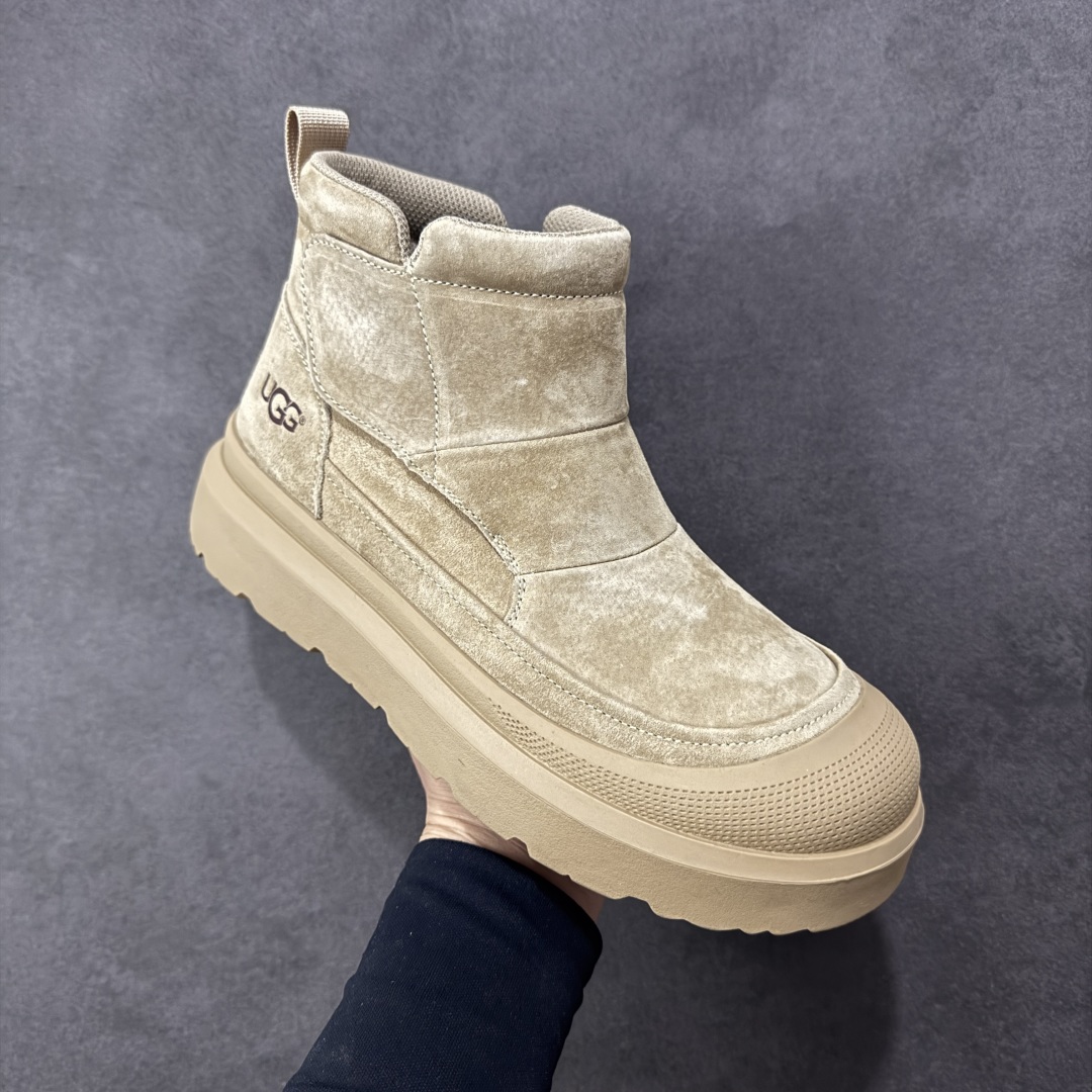 图片[3]-【莞产版本】最新官方改版新款 平台外贸专供 UGG ULTRA MINI PLATFORM 男士短靴冬季中性雪地鞋 U9807 十年品牌制鞋代工厂生产线出品 注重每一处细节 隆丰A级羊皮毛一体 完全遵循ZP工艺流程打造 尺码：39-44-选品中心