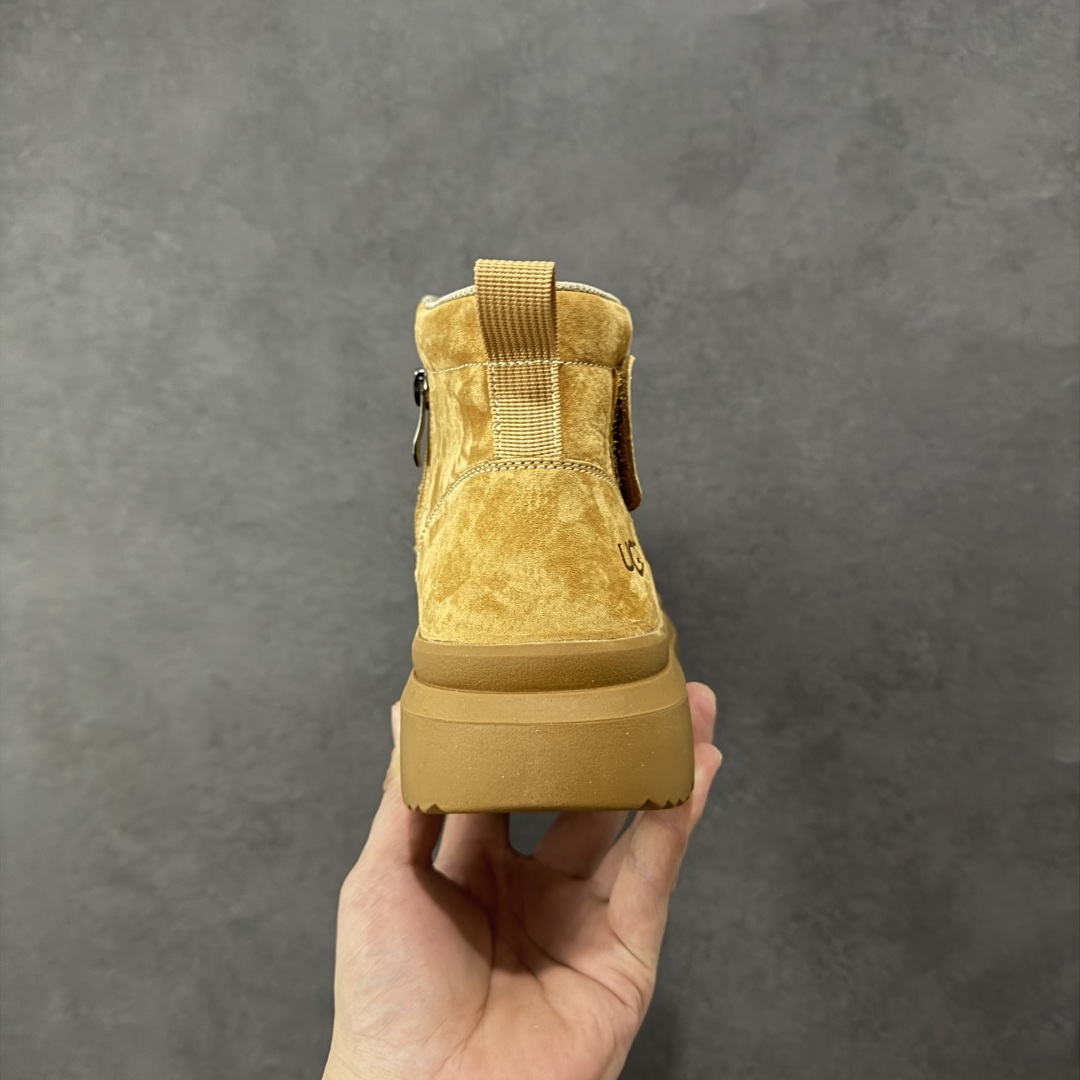 图片[4]-【莞产版本】最新官方改版新款 平台外贸专供 UGG ULTRA MINI PLATFORM 男士短靴冬季中性雪地鞋 U9807 十年品牌制鞋代工厂生产线出品 注重每一处细节 隆丰A级羊皮毛一体 完全遵循ZP工艺流程打造 尺码：39-44-选品中心