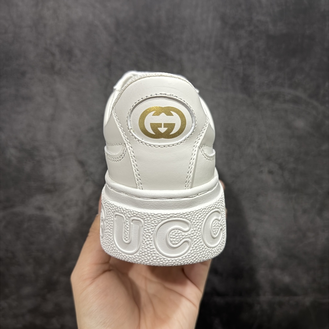 图片[4]-【莞产礼盒版】GUCCl 古驰 新款饼干鞋 二代 休闲板鞋 意大利进口头层 顶级牛皮 广东最大代工厂出品 原标原盒 官方全套配件 生胶防滑耐磨大底 原厂印花永不掉色 内里小羊皮 大几率过验 官方防伪芯片可扫描 尺码；35 36 37 38 39 40 41 42 43 44 45 男女款-选品中心