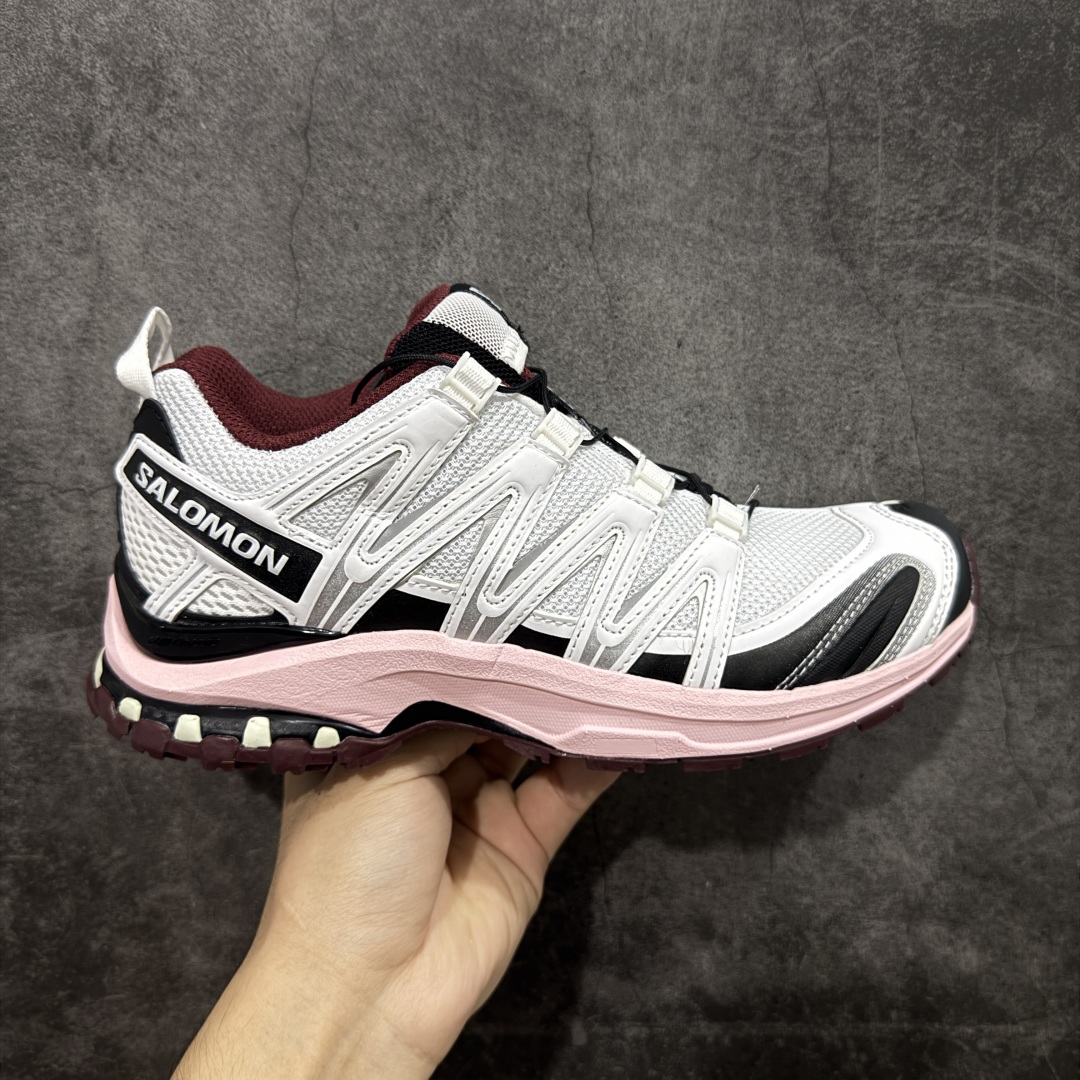 【S版纯原】SALOMON XA Pro 3D ADV 萨洛蒙潮流越野机能户外功能鞋 白粉 478676 全新版本出货 性价比拉满 品质 细节 材料都是肉眼可以见！ 售前售后也是其它工厂无法匹敌！ 纯原外贸平台特供订单 耗时半年巨作 全套原纸板楦头开发 原厂特供网布配套加持 确保原汁原味 完美呈现版型 原档数据独家私模五层组合大底 男女鞋同步官方 原装Ortholite轻量化鞋垫 中底布带钢印编号 原厂TPU锁扣 进口港宝加持 后跟自然饱满 还原公司包裹性 鞋面采用SENSIFT贴合技术 全方位贴合包裹脚型 鞋跟部鞋底牵引设计 提供强大的抓地性能 更适应野外崎岖不平的道路 其3D ADVANCED CHASSIS底盘 材料轻量大化 钉齿设计更具稳定性 防护性 鞋底易磨损区运用CONTAGRIP高耐磨材料 应对城市硬质路面长距离跑考验 尺码：36 36.5 37.5 38 38.5 39 40 40.5 41 42 42.5 43 44 44.5 45-选品中心