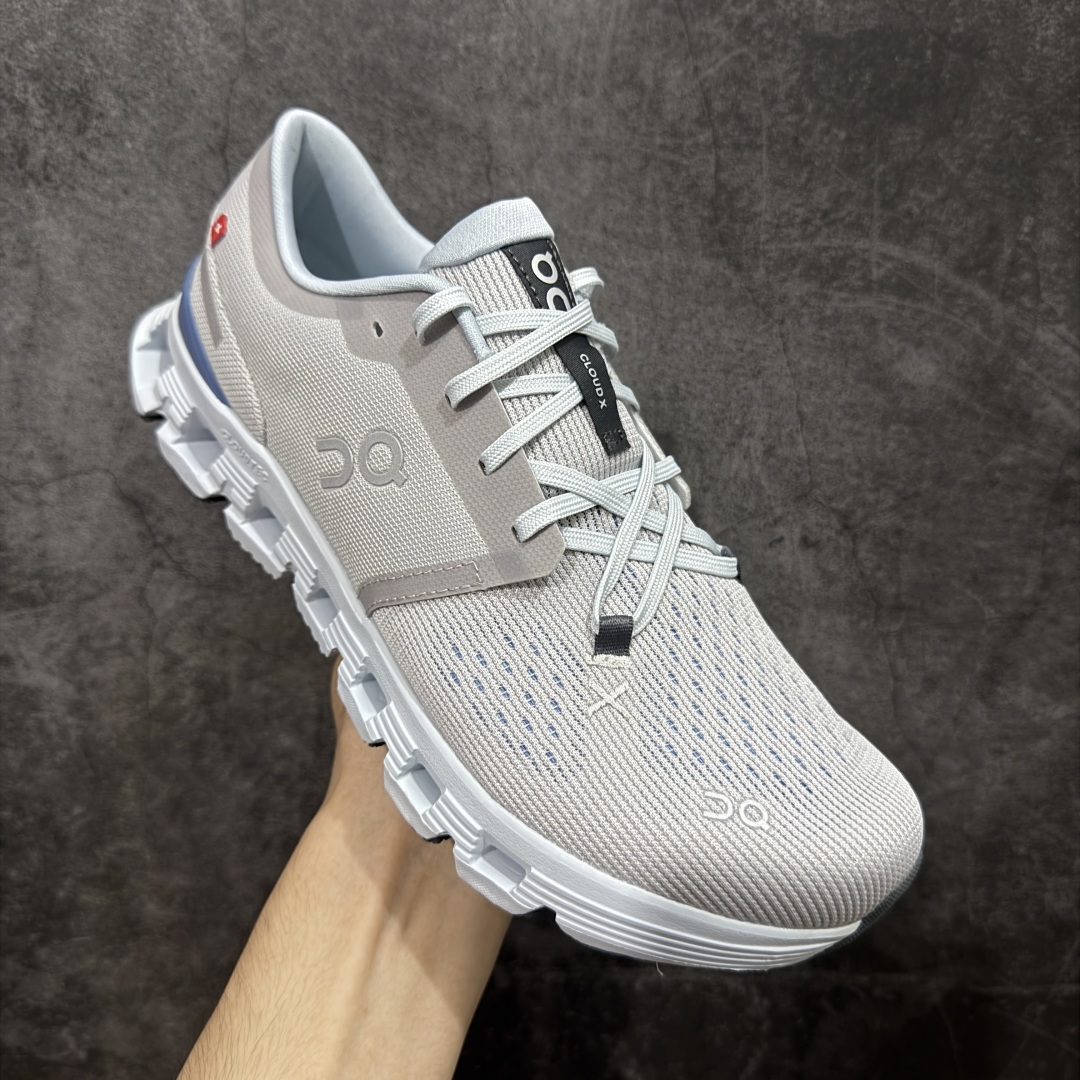 图片[3]-【RS版本】瑞士运动品牌 昂跑 ON Running Cloud X 4 克劳德X4系列低帮轻量舒适休闲运动鞋 On 昂跑 Cloud X 4 综合体能训练 休闲跑鞋。新一代跑练结合多功能跑鞋 Cloud X 4 延续轻量脚感且灵活反馈的同时提高贴合度和透气性；沿袭ON的专业跑鞋科技，旨在应对深蹲、弓箭步、间歇性、波比跳……等各类健身锻炼运动！ 尺码：36 36.5 37.5 38 38.5 39 40 40.5 41 42 42.5 43 44 45 46 47-选品中心