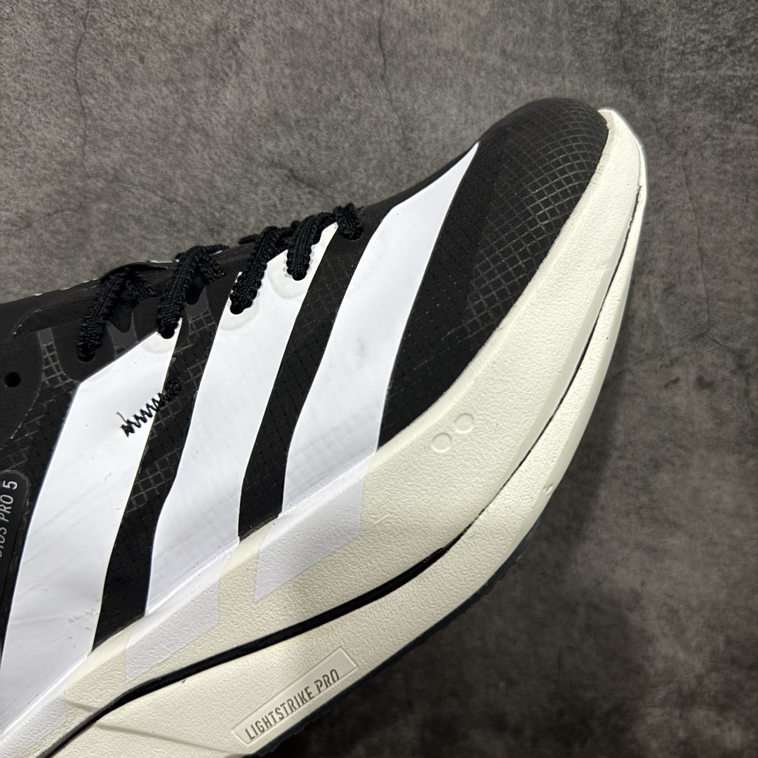 图片[6]-【纯原真碳】Adidas Adizero Adios Pro 5 M 阿迪达斯 耐磨减震专业跑步鞋 无论是平时训练还是马拉松 让这款跑步鞋伴你畅快开跑 兼具舒适性和结构感 搭载Lightstrike科技 为步伐注入活力 尺码40-45 货号：JR1671-选品中心