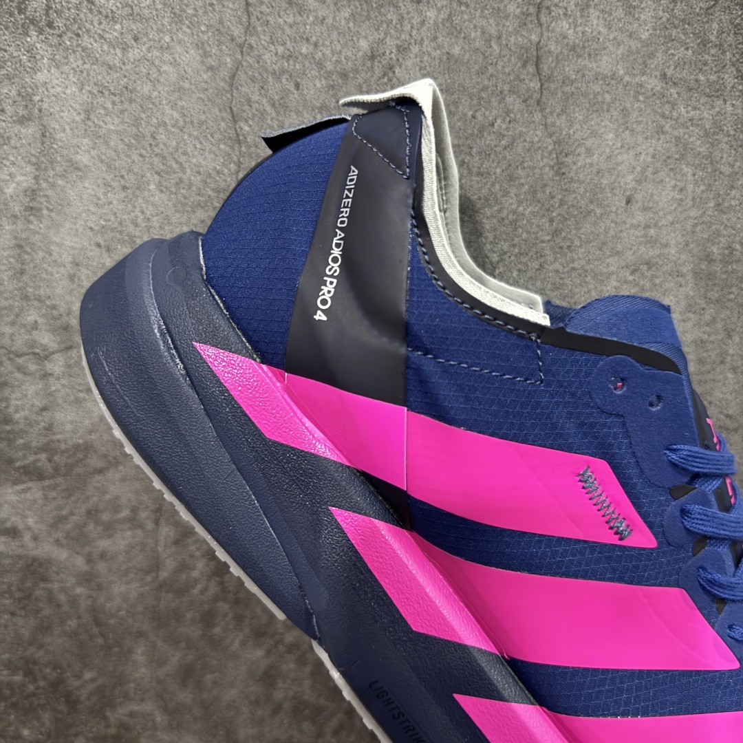 图片[7]-【纯原真碳】Adidas Adizero Adios Pro 4 M 阿迪达斯 耐磨减震专业跑步鞋 无论是平时训练还是马拉松 让这款跑步鞋伴你畅快开跑 兼具舒适性和结构感 搭载Lightstrike科技 为步伐注入活力 尺码40-45 货号：JR4946-选品中心