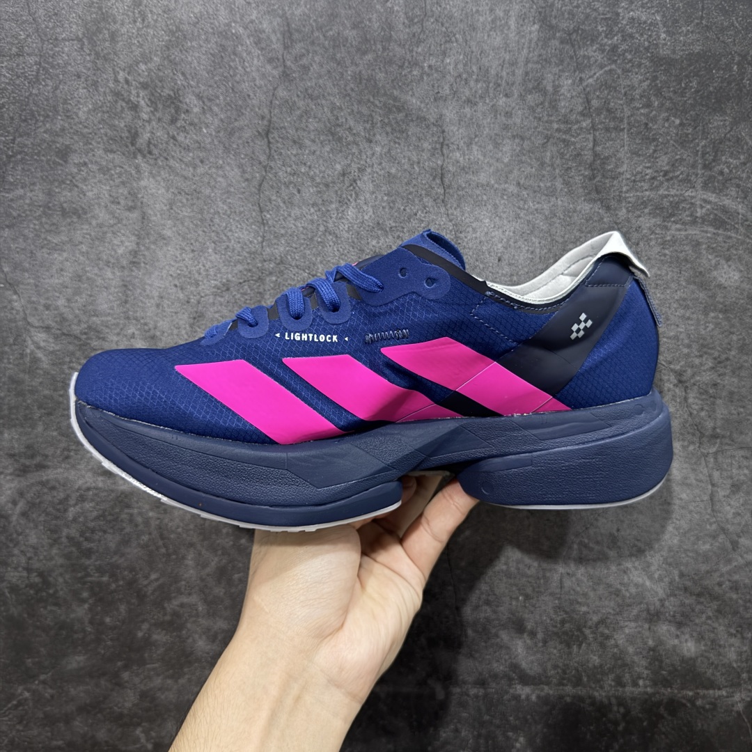 图片[2]-【纯原真碳】Adidas Adizero Adios Pro 4 M 阿迪达斯 耐磨减震专业跑步鞋 无论是平时训练还是马拉松 让这款跑步鞋伴你畅快开跑 兼具舒适性和结构感 搭载Lightstrike科技 为步伐注入活力 尺码40-45 货号：JR4946-选品中心